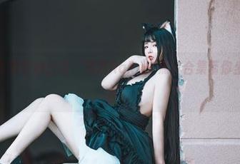 黑猫与魔女的奇妙日常，落落Raku的照片合集带你坐华丽的飞船！